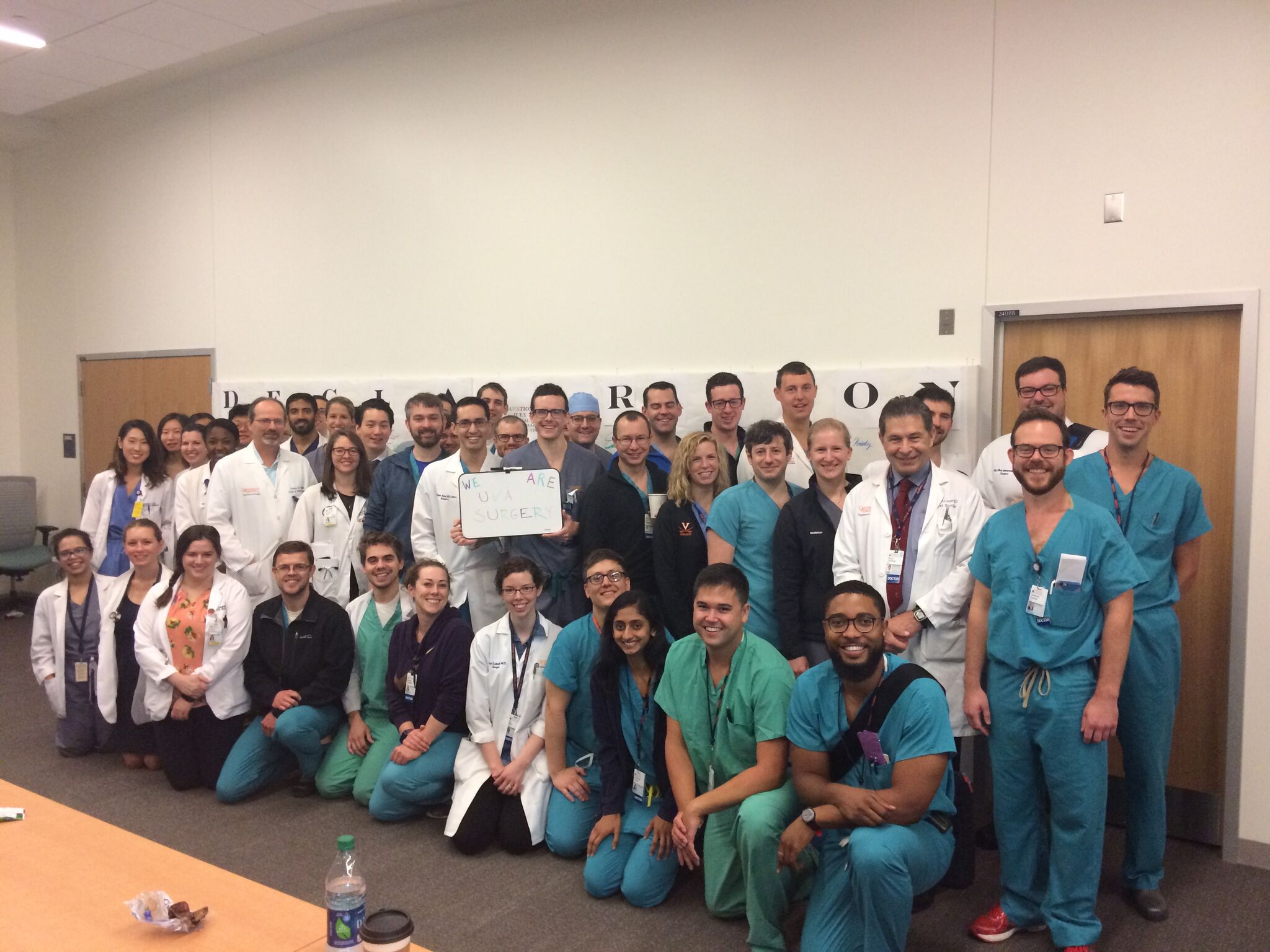 Photo: UVA School of Medicine, Surgical Residency group photo