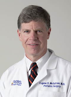 Eugene McGahren, MD, Chief of Pediatric Surgery