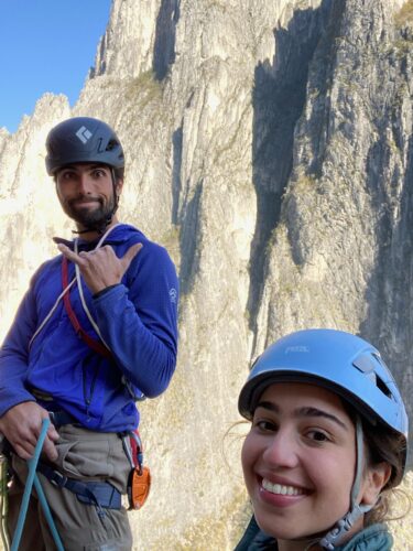 Andrew Hawkins, MD Rock Climbing with a Friend